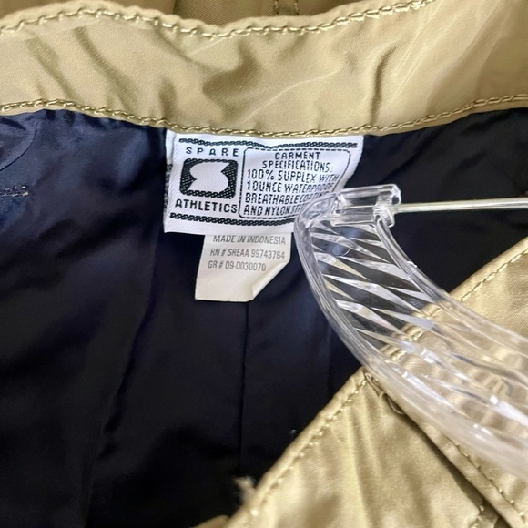 SPARE ATHLETICS Men’s Olive/Black Ski/Snowboarding Waterproof Breathable Pants-L - Picture 3 of 13